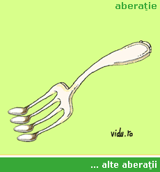 aberatie grafica - furculita pentru supa