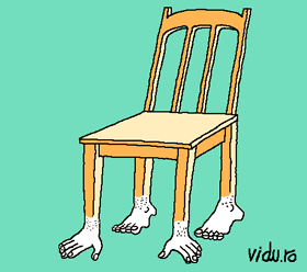 aberatie grafica - mobilier umanizat