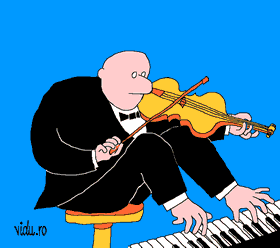 aberatie grafica - sonata pentru pian si vioara