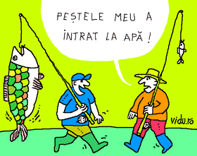 concurs de umor cu caricaturi - arta pescuitului cu undita