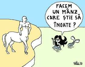 concurs de umor cu caricaturi - centaur si sirena