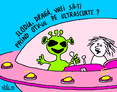 caricatura - elodia ghinescu pe micul ecran
