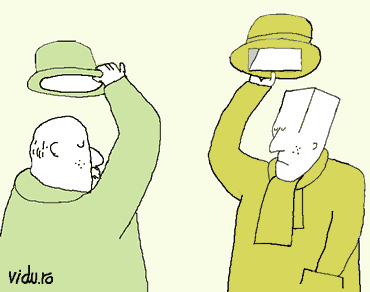caricatura - salut mon cher