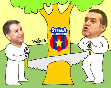 caricatura - stejarul din ghencea