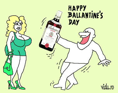 caricatura - valentine s day