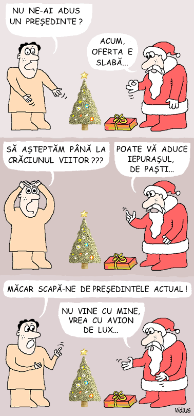 mos craciun nu aduce presedinte