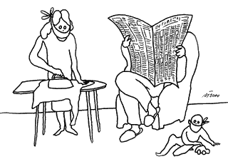 caricatura de ivan sarik