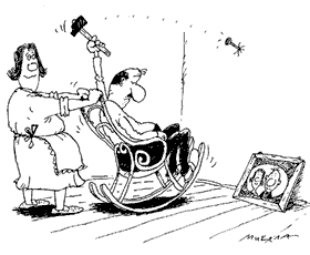 caricatura de mikola vorontsov