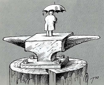 caricatura de serghei tiunin