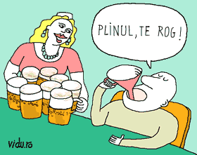 concurs de umor cu caricaturi - consumul de bere pe cap de locuitor