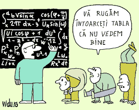 concurs de umor cu caricaturi - formule matematice complexe