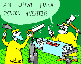 concurs de umor cu caricaturi - instrumente si metode chirurgicale