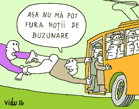 concurs de umor cu caricaturi - transportul urban de calatori