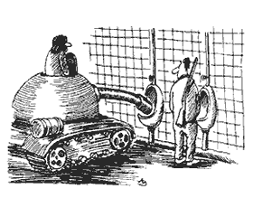 caricatura de aleksandr zudin